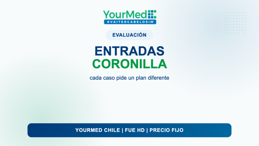 Entradas, coronilla o calvicie: cómo YourMed evalúa tu recuperación capilar en Santiago